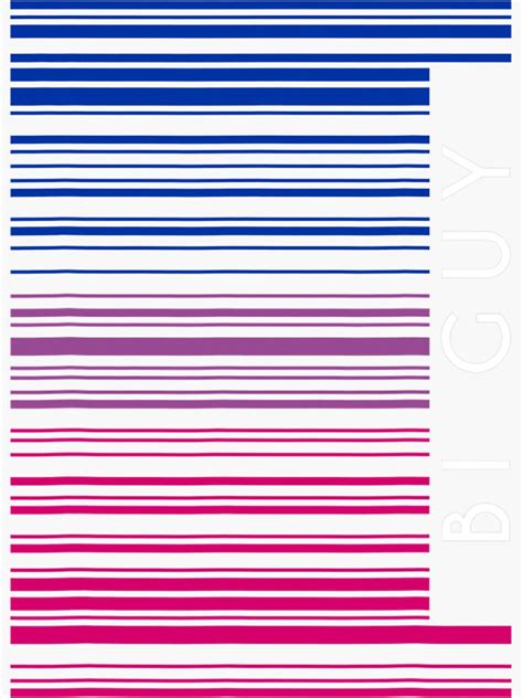 Bi Guy Bisexual Flag Barcode Lgbt Social Justice Feminist Sticker For