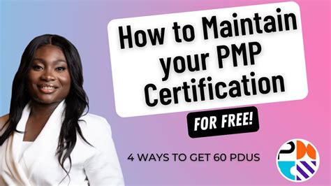 Pmp Certification Get 60 Pdus For Free To Renew Your Certification