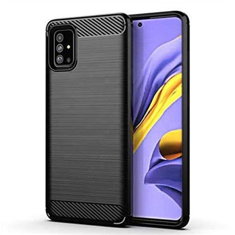 Jual SAMSUNG GALAXY A51 CASE SLIM FIT CARBON SOFTCASE FIBER MULTI IPAKY