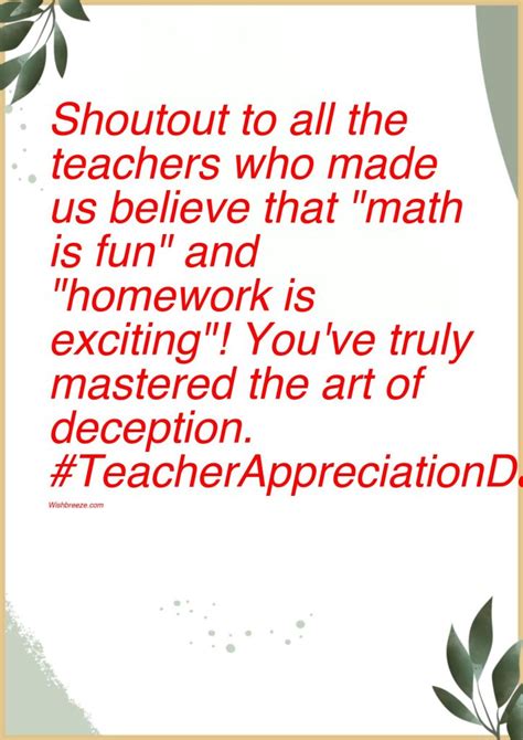 50 Thank You Messages Wishes And Captions For Teacher Appreciation