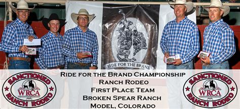 2022 Ride For The Brand Championship Ranch Rodeo Results