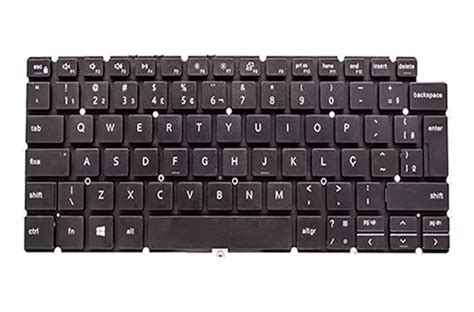 Teclado Para Notebook Dell Vostro Abnt Preto Parcelamento Sem Juros