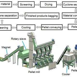 Pellet production process technology phases [1] | Download Scientific Diagram