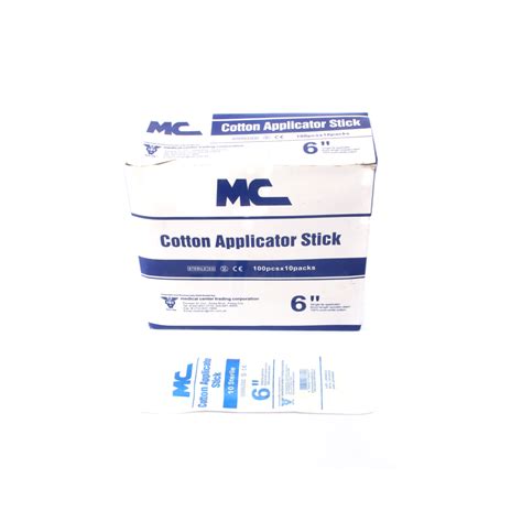 MC Cotton Applicator Stick – Medical Center Trading Corp