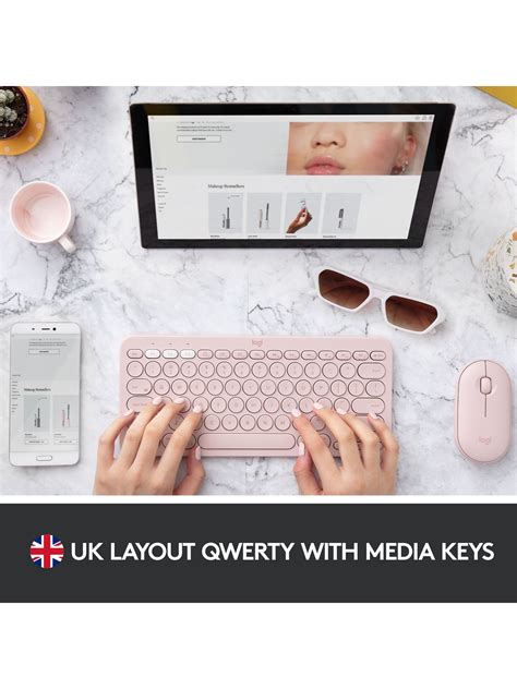 Logitech's K380 Multi-Device Bluetooth keyboard enables you to simultaneously connect with up to ...