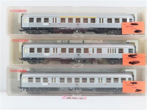 Fleischmann H0 5122 5120 5121 Model Train Passenger Carriage 4