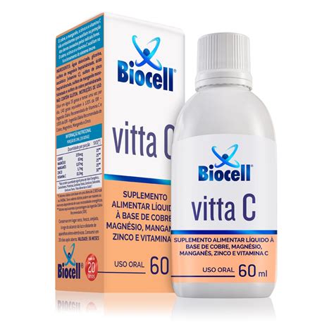 Vitta C Biocell Suplemento Alimentar L Quido Sublingual Submarino