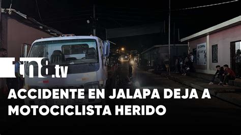 Motociclista se estrella contra camión estacionado en Jalapa TN8 tv