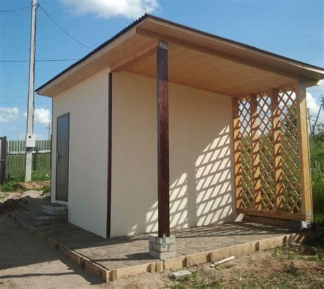 Хозблок для дачи - варианты конструкции, фото. Как построить хозблок ...