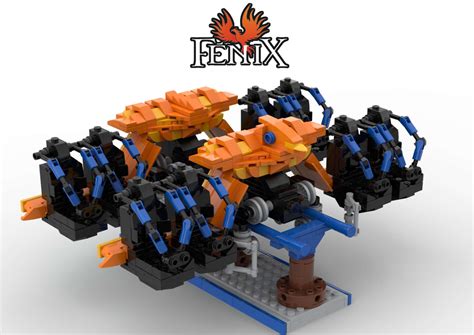 Lego Moc Rollercoaster Fenix Toverland By Coastersbricksworldwide