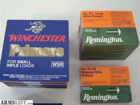 Armslist For Sale Winchester Cci Remington Primers For Large