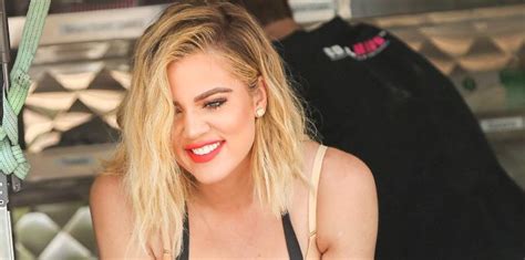Going Nude Khloe Kardashian Wears A Shocking Outfit While Passing Out Free Ice Cream To Fans