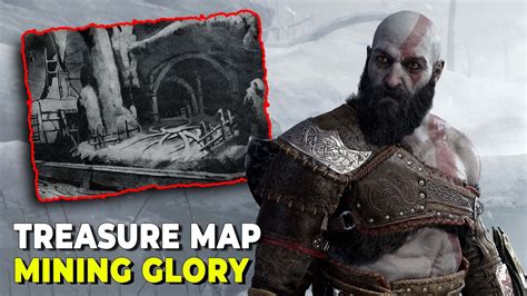 God Of War Ragnarok Mining Glory Treasure Map Youtube