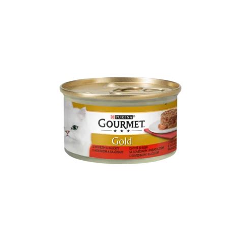 Purina Gourmet Gold Savoury Cake Govedina in Paradižnik 85 g