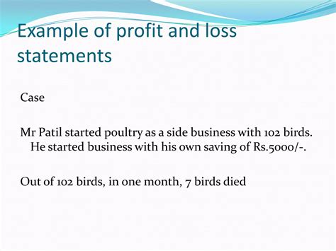 Profit and loss | PPT