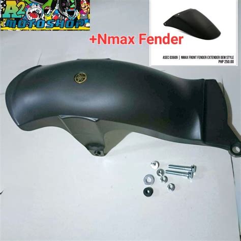 Genuine Yamaha Nmax V2 Aerox V2 Tire Hugger And Front Fender Extension Aerox V1 Shopee