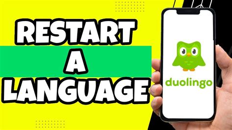 How To Restart A Language On Duolingo App Easy Youtube