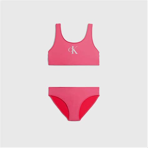 Calvin Klein Bralette Ocuk Pembe Bikini Tak M Ocuk Mayo Mayo Ort