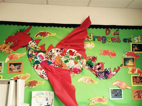 Dragon Display I Did With My Reception Class Each Child Had Their Own