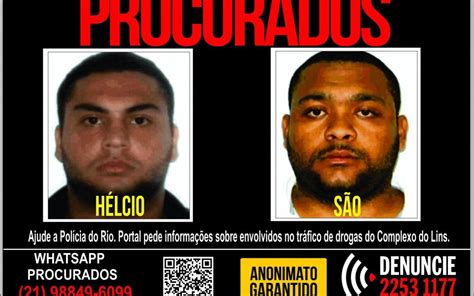 Portal Dos Procurados Pede Informações Sobre Criminosos Que Atuam No Morro Do Gambá Rio De