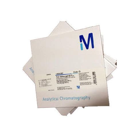 Merck Tlc Plate Silica Gel F At Number Tlc