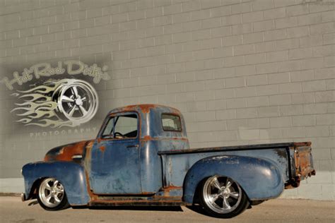 Slammed Hot Rat Street Rod Patina Shop Truck Air Ride Bagged 3100 47 53