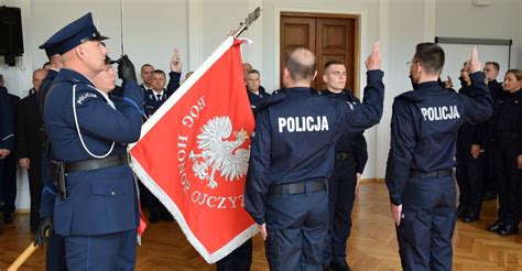 Nowi Funkcjonariusze W Szeregach Podkarpackiej Policji FOTO TvKrosno