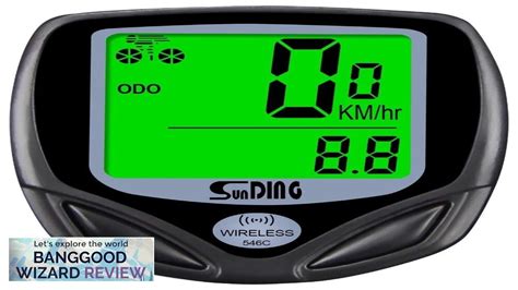 Sunding SD 546C Bike Computer Wireless Stopwatch Bicycle Speedometer