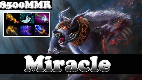 Dota 2 Miracle 8500 MMR Plays Ursa Vol 8 Ranked Match Gameplay