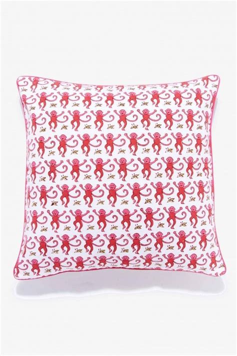 Roller Rabbit Monkey Decorative Pillow Pillows Monkey Pillow