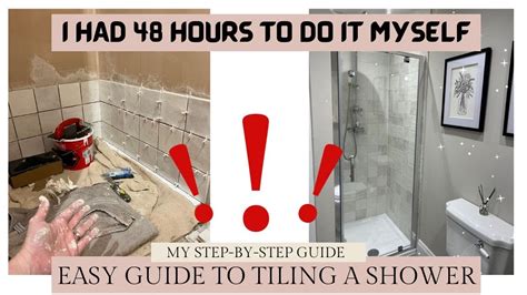 How To Tile A Shower Beginners Easy Guide To Tiling Yourself Diy