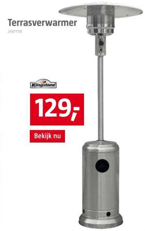 Kingston Terrasverwarmer Aanbieding Bij BAUHAUS 1Folders Nl