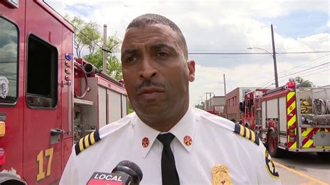 Detroit Fire Chief James Harris Discusses Rescue Of Firefighters From