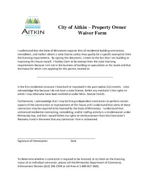 Fillable Online Ci Aitkin Mn UsverticalsitesCity Of Aitkin Property