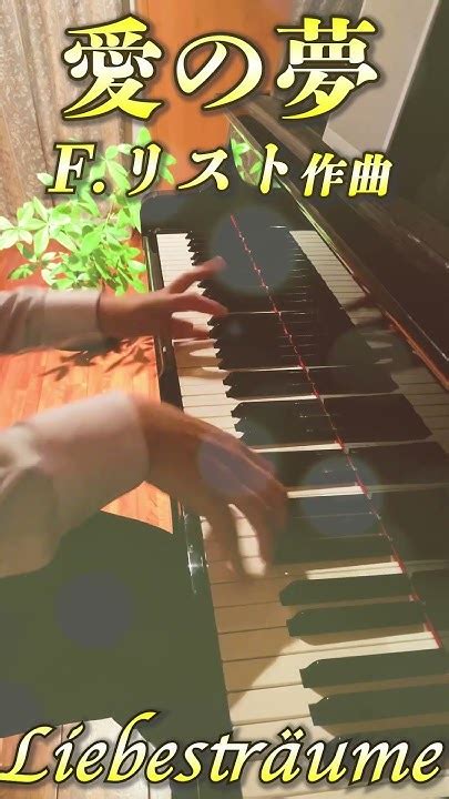 愛の夢 リスト クラシック 名曲 ピアノ Liebesträume Franz Liszt Piano Classic Love Dream