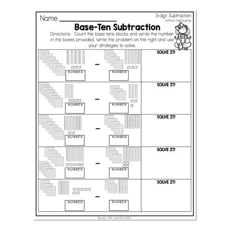 2 Digit Addition With Regrouping Using Base Ten Blocks Worksheets