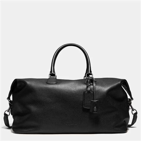 Coach Explorer Bag 52 In Pebble Leather Leather Duffle Bag Men