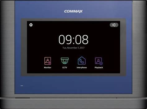 Commax Monitor 10" głośnomówiący Commax CDV-1024MA DARK SILVER z serii ...
