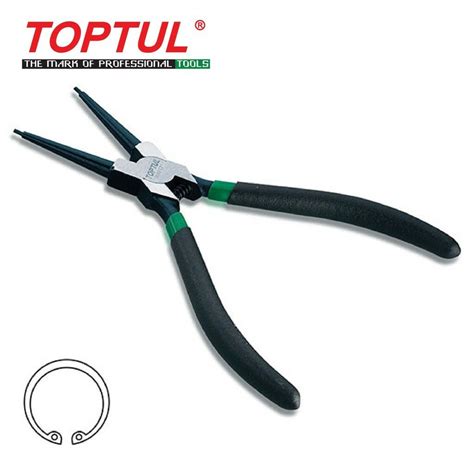 Toptul Straight Retaining Ring Pliers Internal Ring Dcad Series