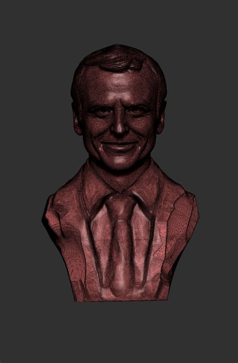 Emmanuel Macron 1 3D Model 45 Obj Free3D