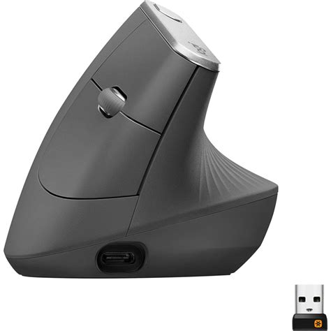 Ratón Logitech MX Vertical Frecuencia Bluetooth Radio USB Tipo C