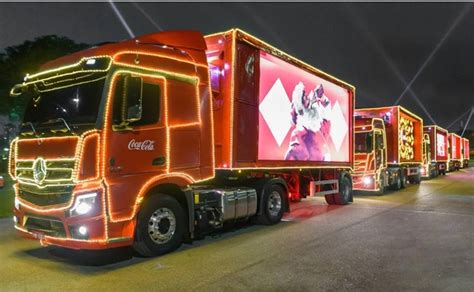 Caravana Iluminada de Natal da Coca Cola estará em cinco cidades de MG