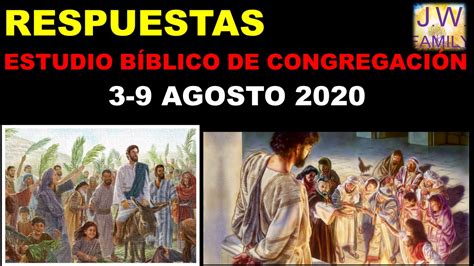 Respuestas Estudio Biblico De La Congregaci N