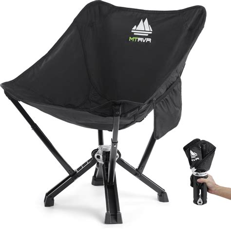 Mtrvr Silla De Camping Plegable Silla Plegable Portatil Todo En Uno