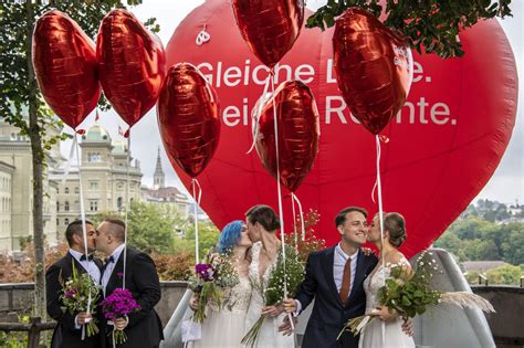 Switzerland Votes To Legalize Same Sex Marriage Historic Day CBS News