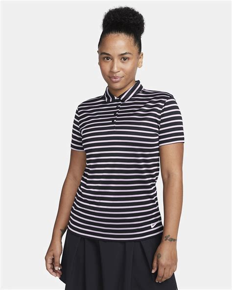 Nike Dri Fit Victory Womens Striped Golf Polo Nike Lu