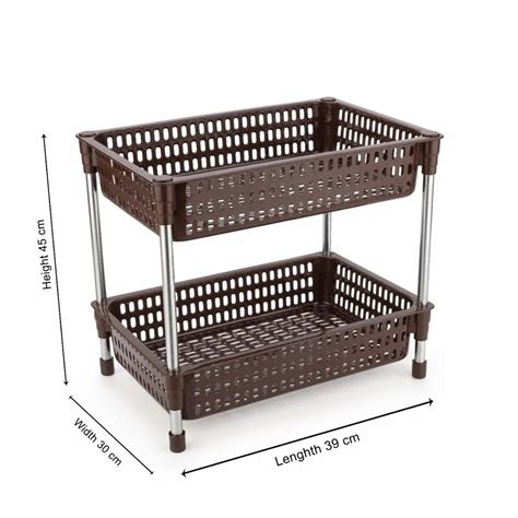 45cm Brown Plastic Storage Rack At Rs 200piece In Rajkot Id