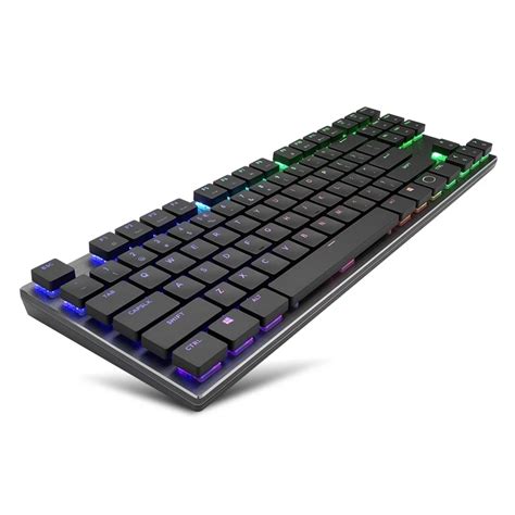 Cooler Master Sk Teclado Mec Nico Rgb Cereja Curto Eixo Leve Teclado