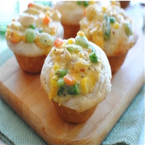 Chicken Pot Pie Cupcakes Yummy