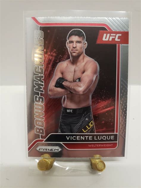 2022 Panini Prizm UFC Vicente Luque Bonus Machines Insert Base 4